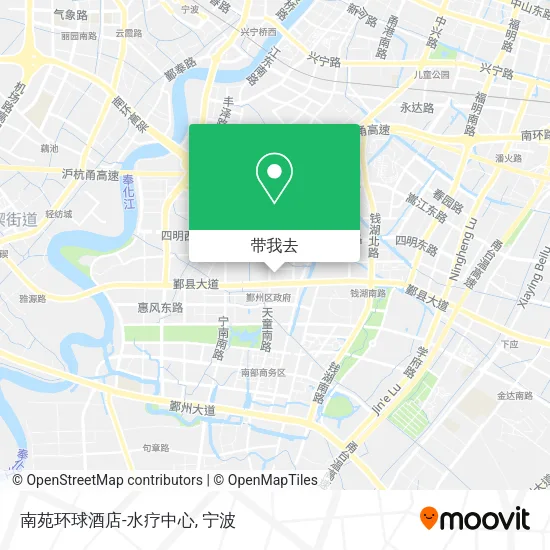 南苑环球酒店-水疗中心地图