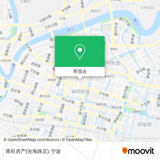 甬旺房产(沧海路店)地图