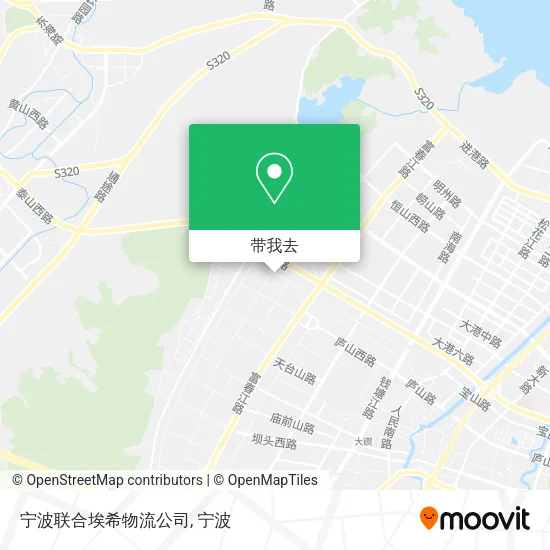 宁波联合埃希物流公司地图