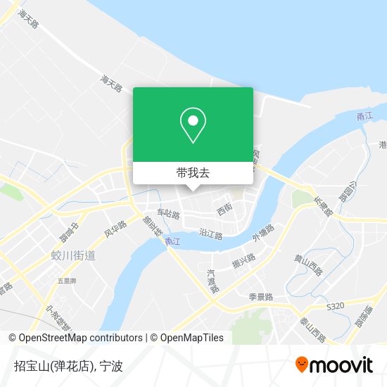 招宝山(弹花店)地图