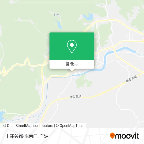 丰泽谷都-东南门地图