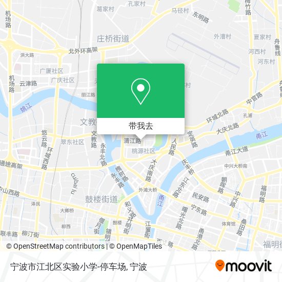 宁波市江北区实验小学-停车场地图