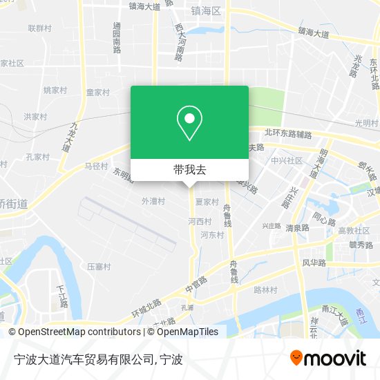 宁波大道汽车贸易有限公司地图
