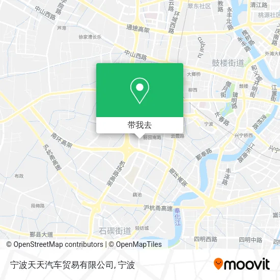 宁波天天汽车贸易有限公司地图