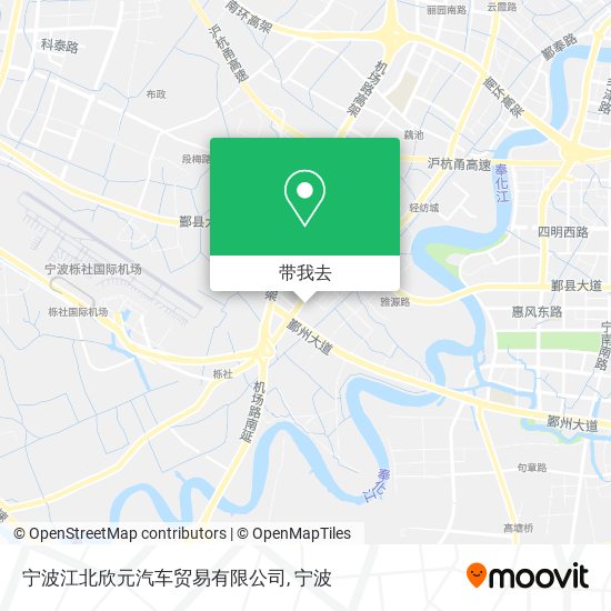 宁波江北欣元汽车贸易有限公司地图