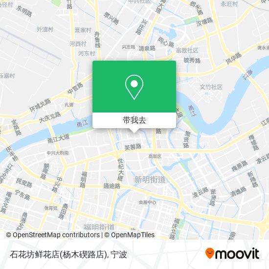 石花坊鲜花店(杨木碶路店)地图