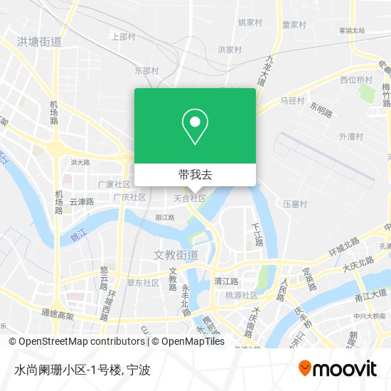 水尚阑珊小区-1号楼地图