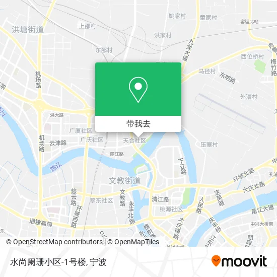 水尚阑珊小区-1号楼地图