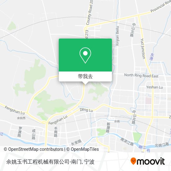 余姚玉书工程机械有限公司-南门地图