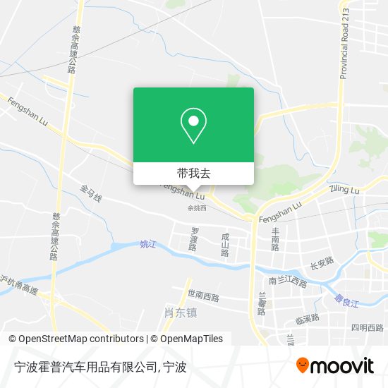 宁波霍普汽车用品有限公司地图