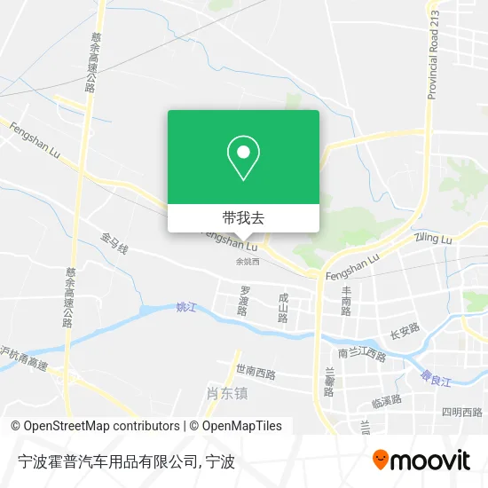 宁波霍普汽车用品有限公司地图