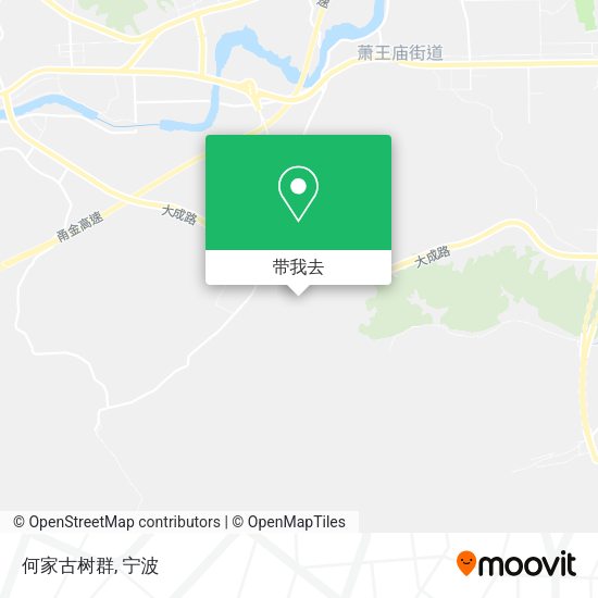 何家古树群地图