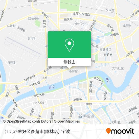江北路林好又多超市(路林店)地图