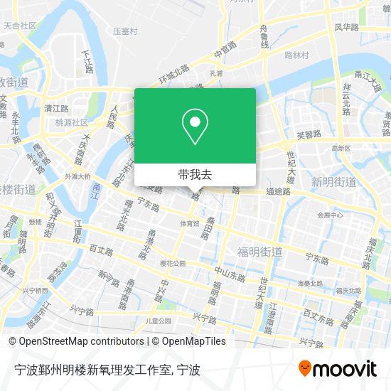 宁波鄞州明楼新氧理发工作室地图