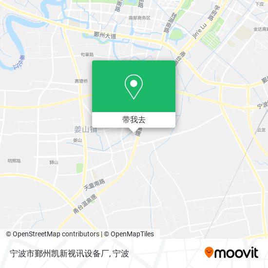 宁波市鄞州凯新视讯设备厂地图