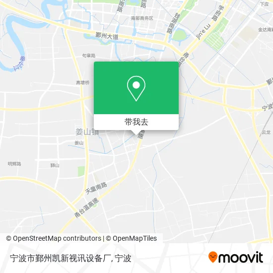 宁波市鄞州凯新视讯设备厂地图