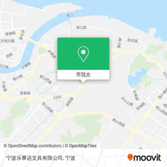 宁波乐事达文具有限公司地图