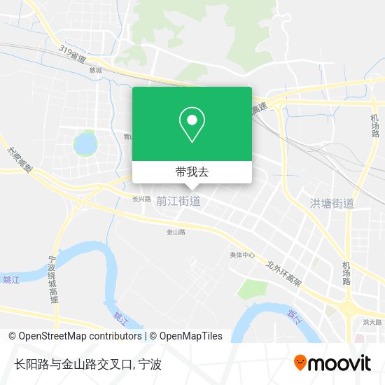 长阳路与金山路交叉口地图