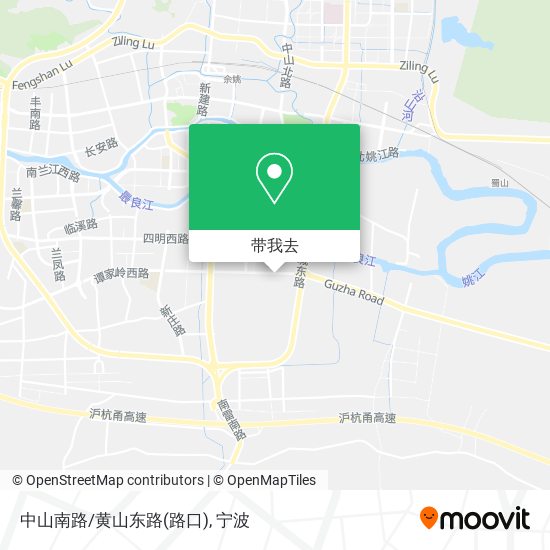 中山南路/黄山东路(路口)地图