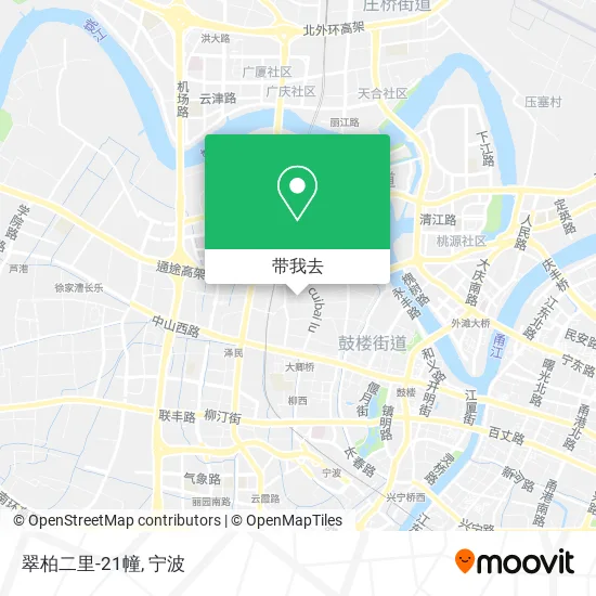 翠柏二里-21幢地图
