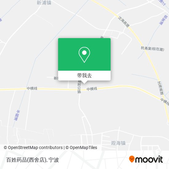 百姓药品(西舍店)地图