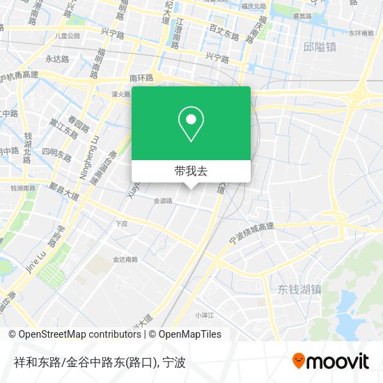 祥和东路/金谷中路东(路口)地图