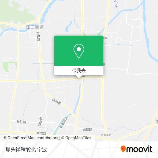 滕头祥和纸业地图