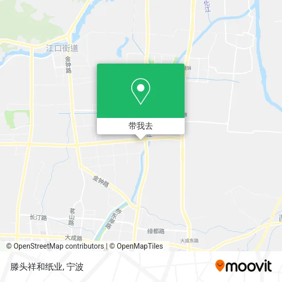 滕头祥和纸业地图