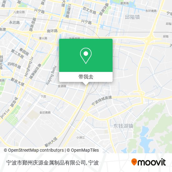 宁波市鄞州庆源金属制品有限公司地图