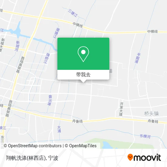翔帆洗涤(林西店)地图