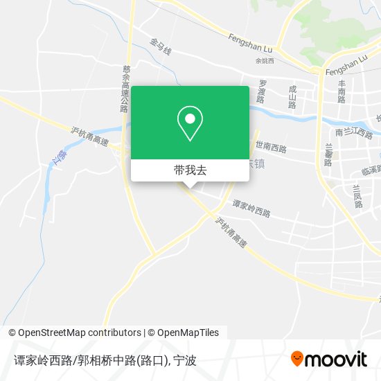 谭家岭西路/郭相桥中路(路口)地图