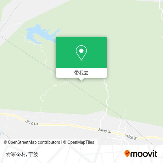 俞家岙村地图