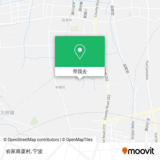 俞家廊厦村地图
