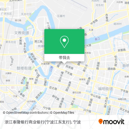 浙江泰隆银行商业银行(宁波江东支行)地图