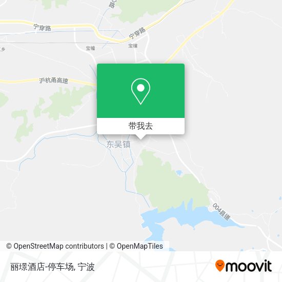 丽璟酒店-停车场地图