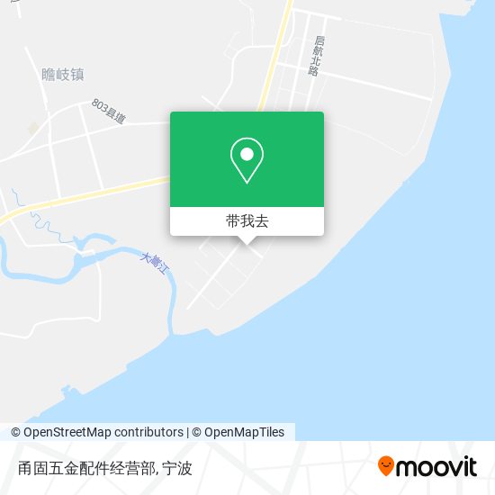甬固五金配件经营部地图