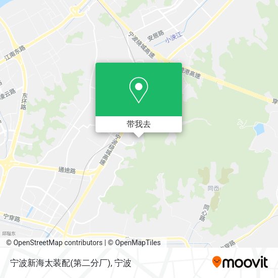 宁波新海太装配(第二分厂)地图