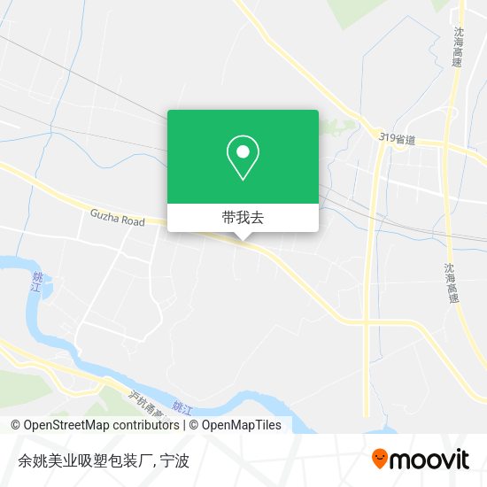 余姚美业吸塑包装厂地图