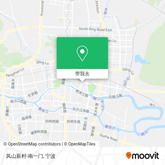 凤山新村-南一门地图