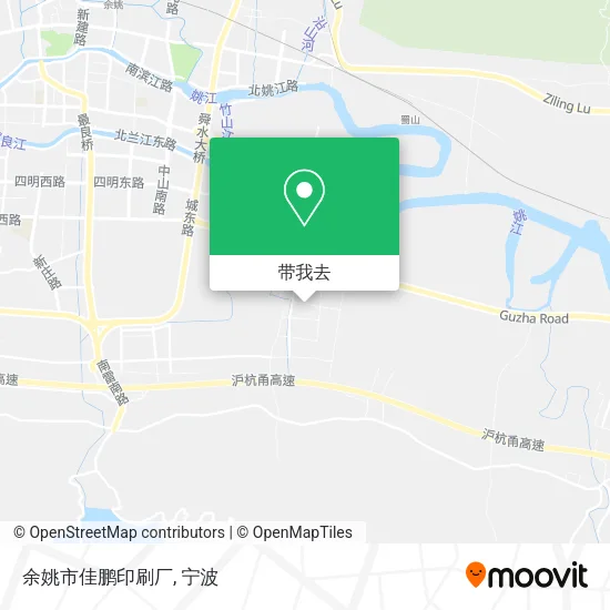 余姚市佳鹏印刷厂地图