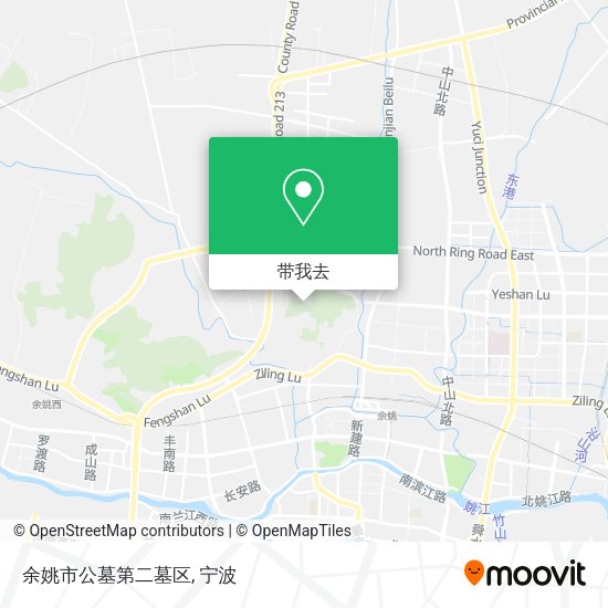 余姚市公墓第二墓区地图
