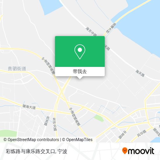 彩炼路与康乐路交叉口地图