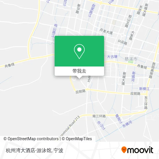 杭州湾大酒店-游泳馆地图
