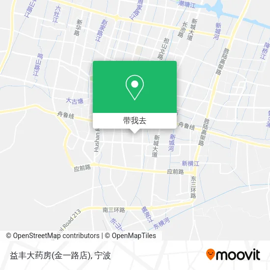 益丰大药房(金一路店)地图