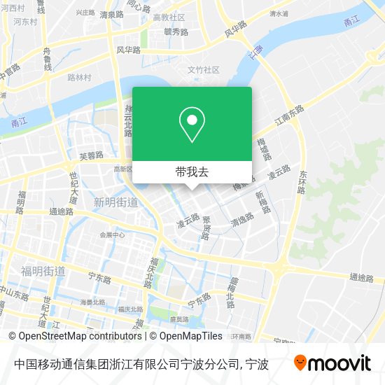 中国移动通信集团浙江有限公司宁波分公司地图