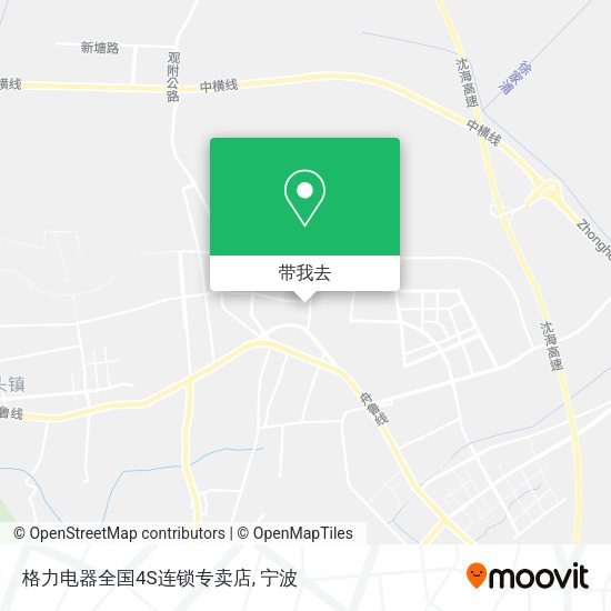 格力电器全国4S连锁专卖店地图