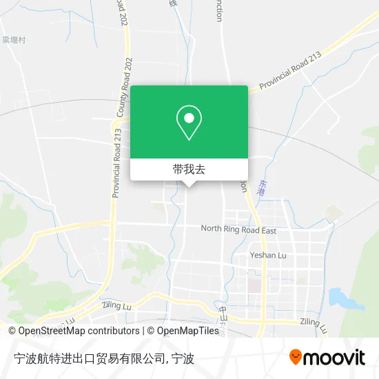 宁波航特进出口贸易有限公司地图