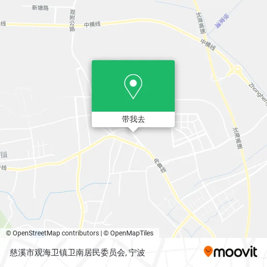 慈溪市观海卫镇卫南居民委员会地图