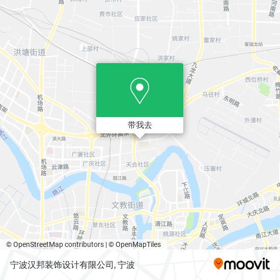 宁波汉邦装饰设计有限公司地图