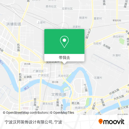 宁波汉邦装饰设计有限公司地图